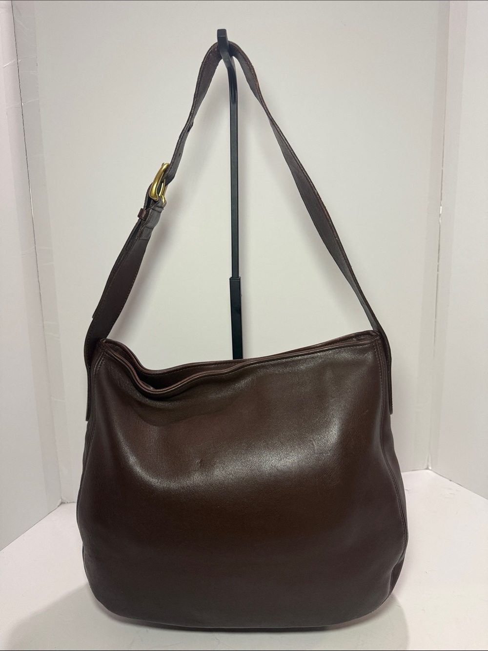 Coach Vintage Soho Zip Hobo 4161 | 1997 USA Made | Brown Leather - Picture 2 of 11
